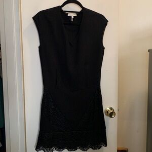 Sandro black mini dress